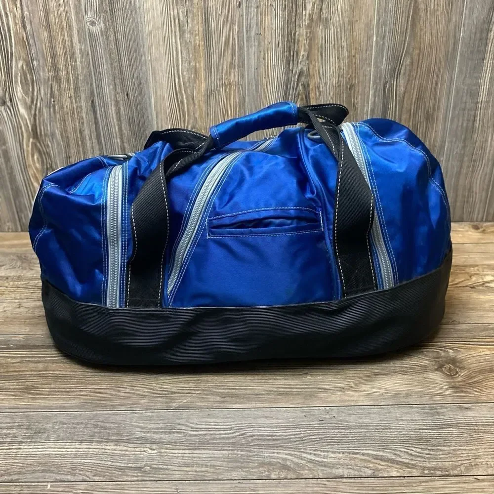 Vintage 90s Pepsi Co Next Generation Large Duffle Bag Carry On Gym Bag Blue